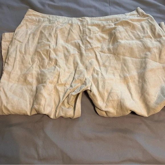 Eileen Fisher Linen Crop Pants - Picture 12 of 12